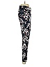 Athleta Floral Black Blue Active Pants Size XS - photo 4