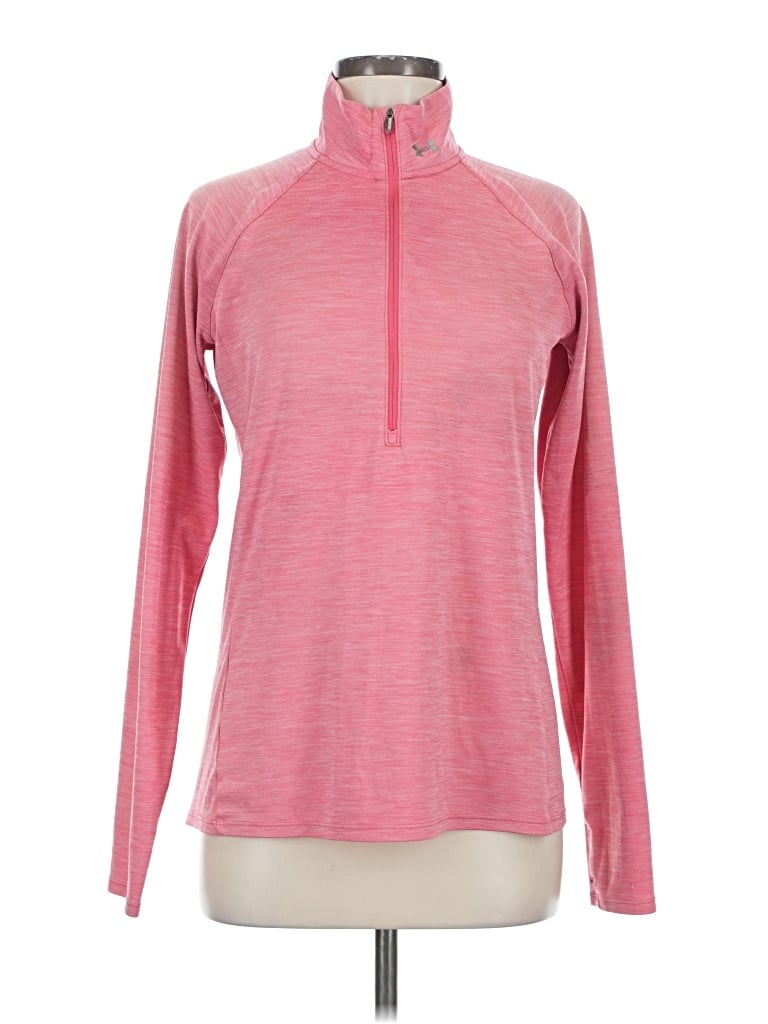 Pre-owned Under Armour Fleece Jacket In Pink