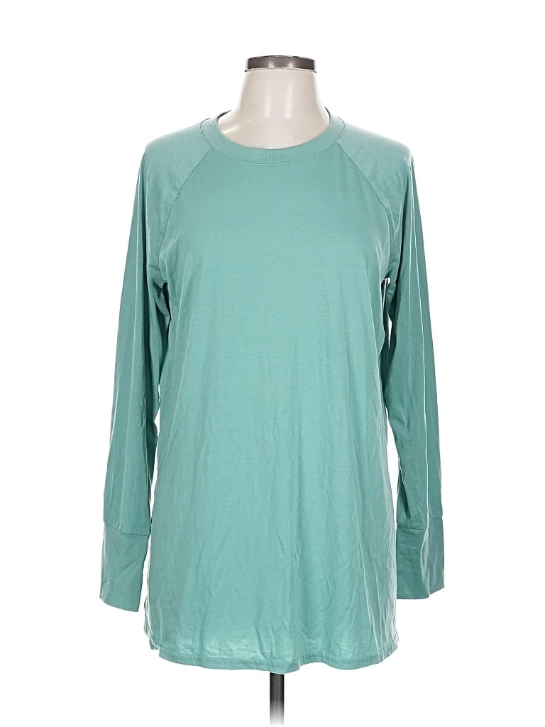 Pre-owned Tek Gear Long Sleeve T-shirt In Blue