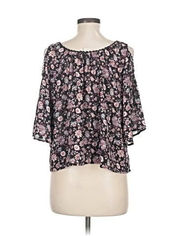 Paper Crane 3/4 Sleeve Blouse (view 2)