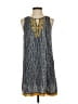 THML 100% Polyester Graphic Gray Casual Dress Size XS - photo 1