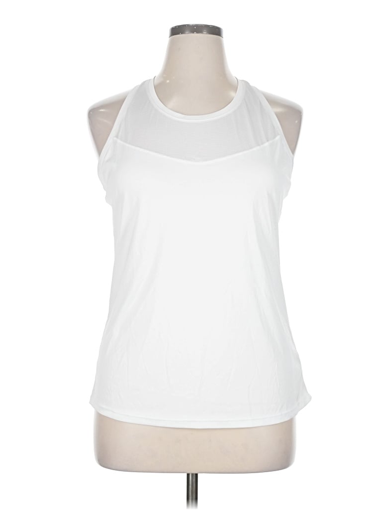 Pre-owned Brooks Active Tank Top In White
