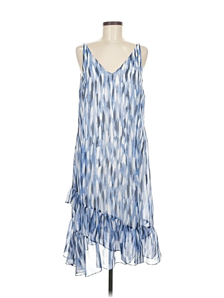 Pre-owned Nic + Zoe Casual Dress In Blue
