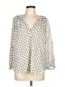 boo gemes Ivory 3/4 Sleeve Blouse Size L - photo 1