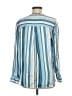 E3 by Etcetera 100% Rayon Blue Long Sleeve Blouse Size 6 - photo 2