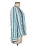 E3 by Etcetera 100% Rayon Blue Long Sleeve Blouse Size 6 - photo 4