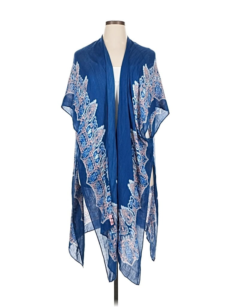 Pre-owned Lovestitch Kimono In Blue