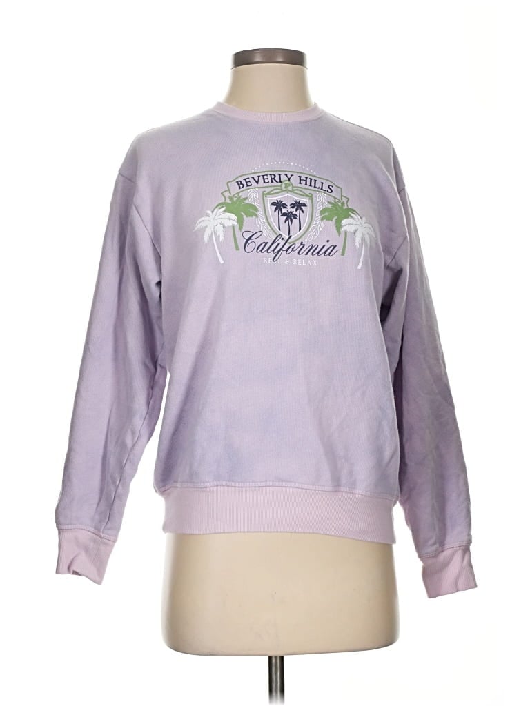 Pre-owned Victoria's Secret Pink Sweatshirt In Purple