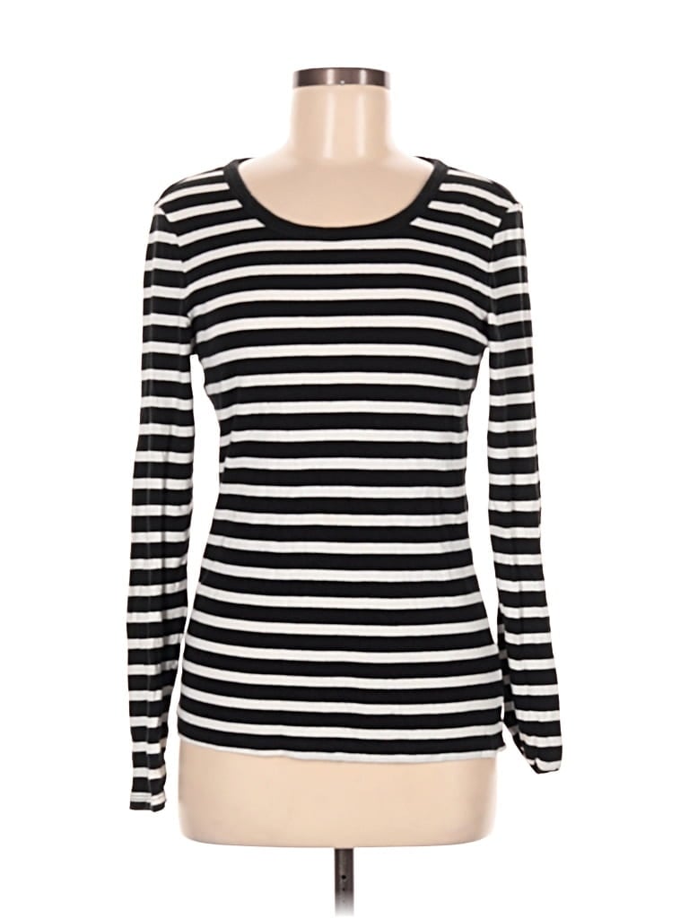 Pre-owned Gap Long Sleeve T-shirt In Black