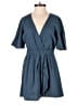 Zara Solid Blue Romper Size XS - photo 1