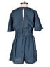 Zara Solid Blue Romper Size XS - photo 2