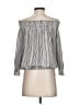 Evereve Gray 3/4 Sleeve Blouse Size S - photo 2