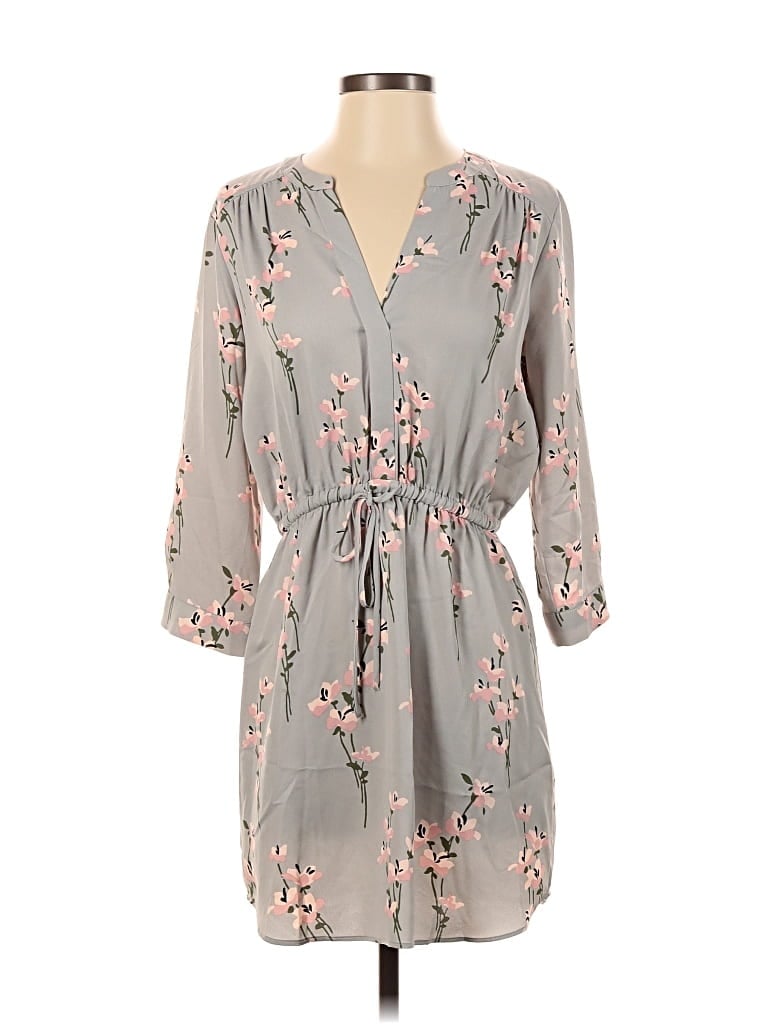 Pre-owned Ann Taylor Loft Outlet Casual Dress In Gray