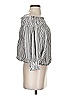Evereve Gray 3/4 Sleeve Blouse Size S - photo 4