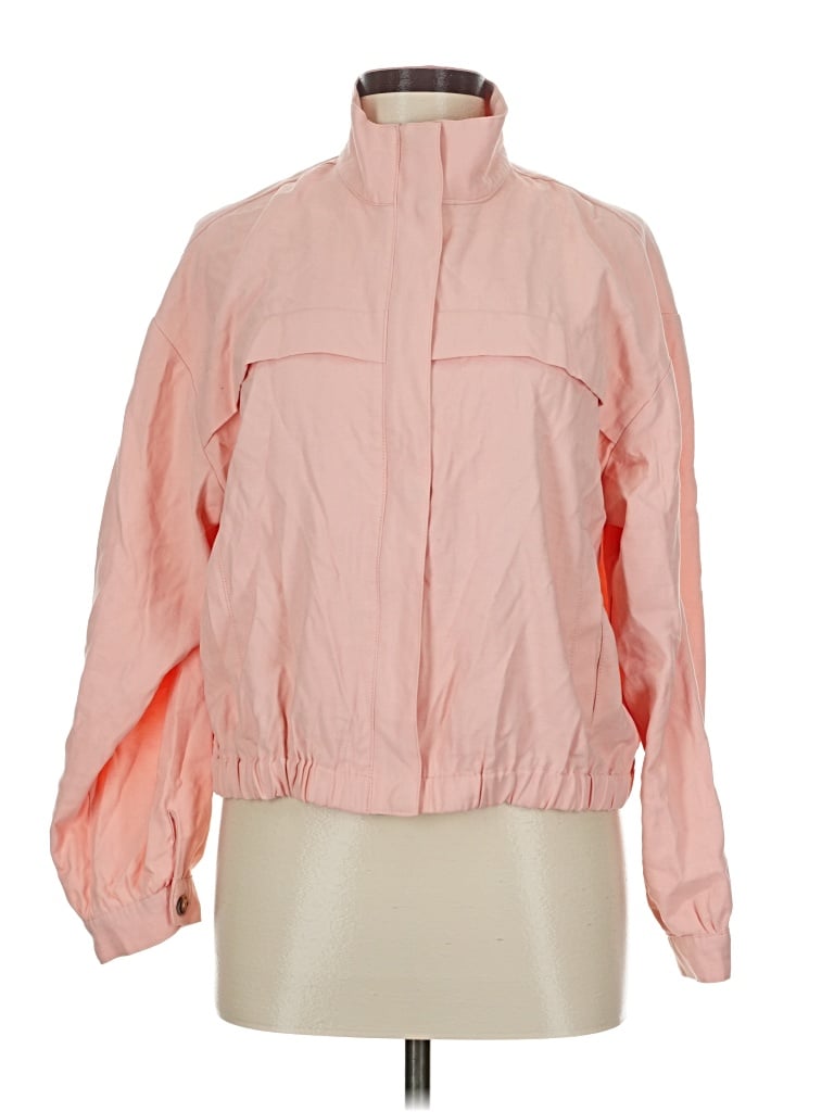 Pre-owned Nine West Windbreaker Jacket In Pink