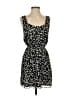 BCBGeneration 100% Polyester Print Black Casual Dress Size XXS - photo 1