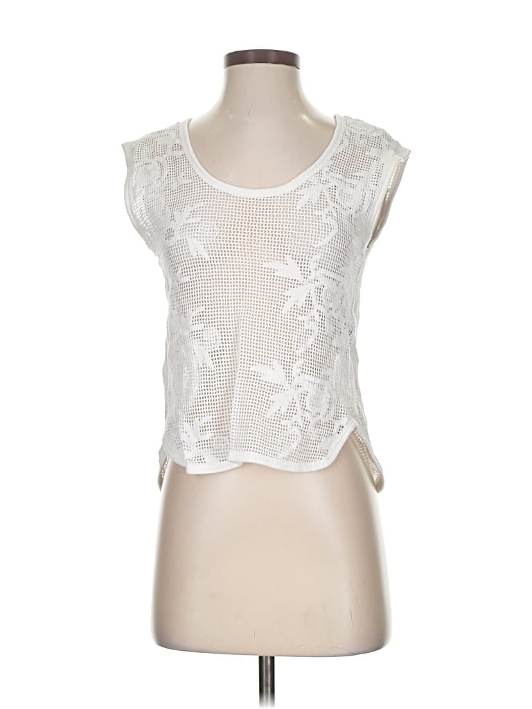 Pre-owned Banana Republic Cardigan Sweater In White