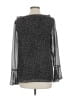 Cupcakes & Cashmere 100% Polyester Black Long Sleeve Blouse Size L (estimated) - photo 2