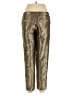 Elevenses Animal Print Gold Casual Pants Size 6 - photo 2
