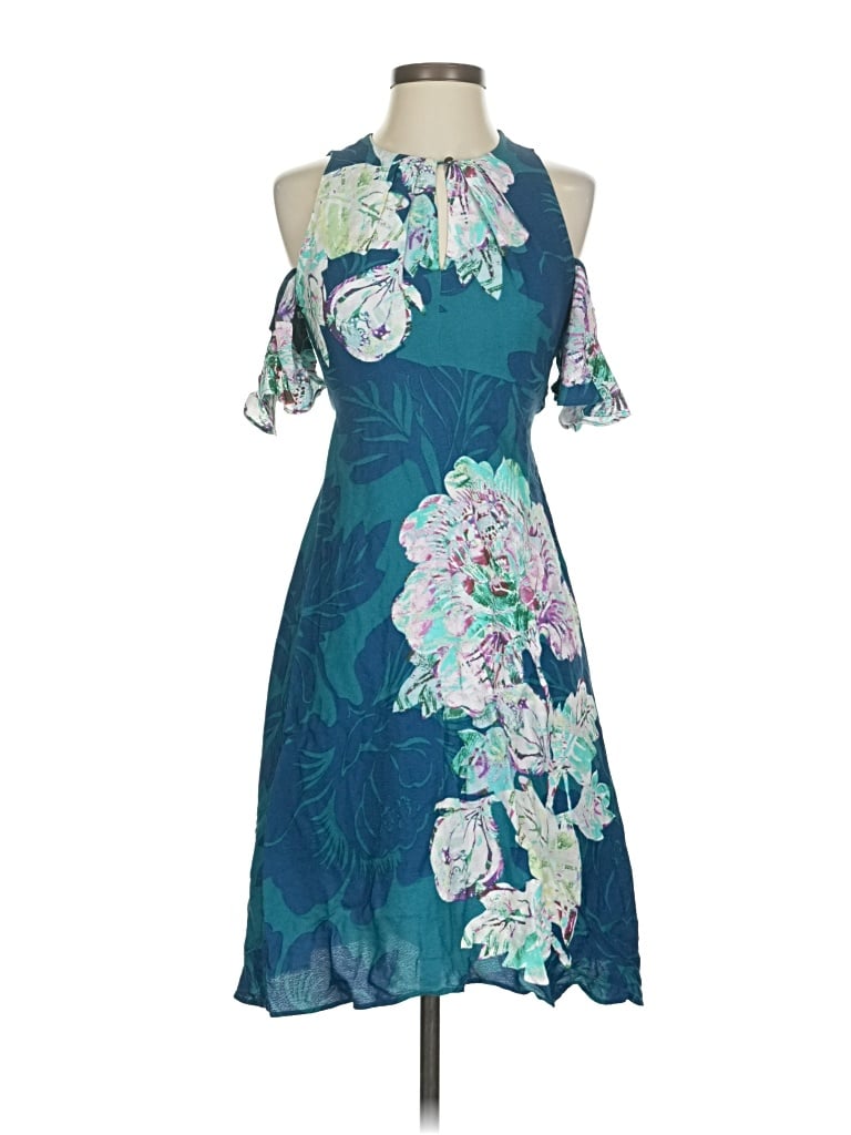 Pre-owned Maeve Cocktail Dress In Blue