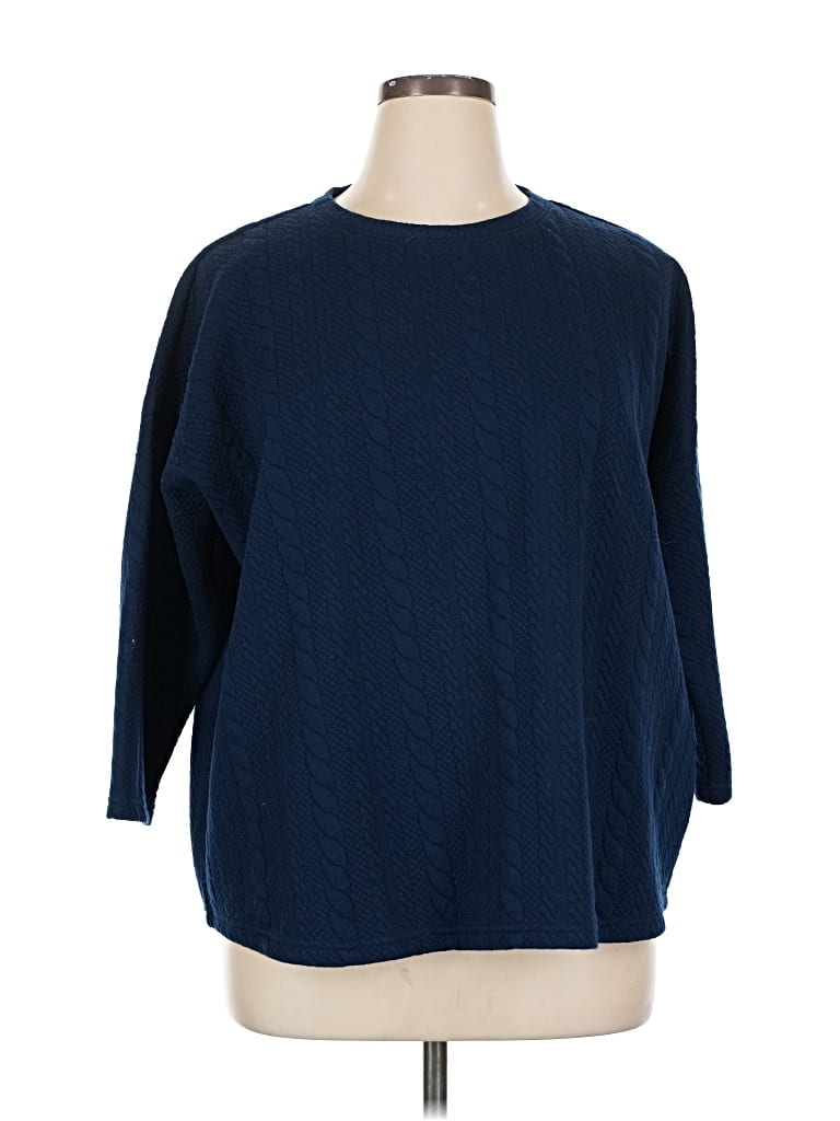 Pre-owned Tuckernuck Pullover Sweater In Blue