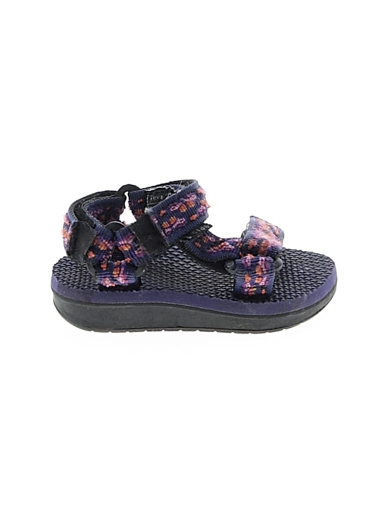 Pre-owned Teva Kids' Sandals In Purple