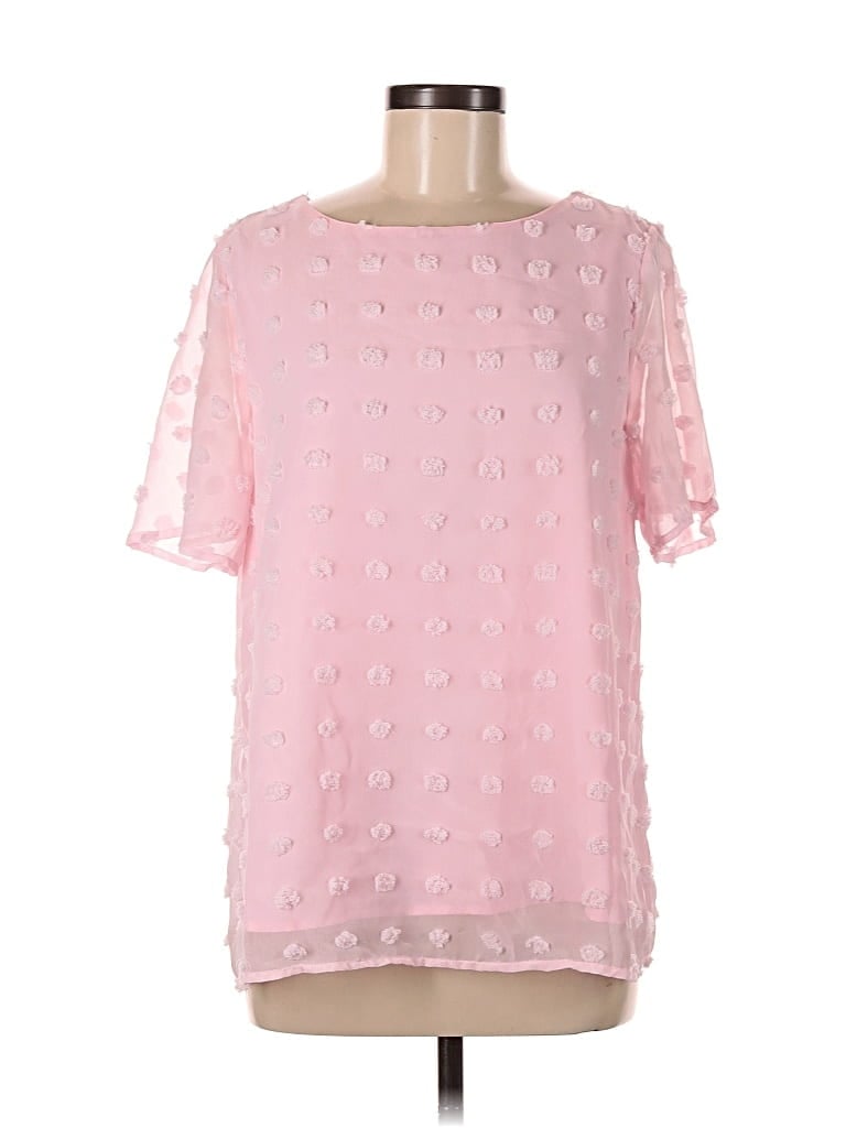 Pre-owned Viishow Short Sleeve Blouse In Pink