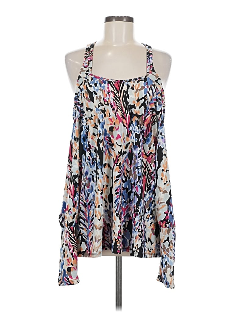 Pre-owned Sew In Love Sleeveless Blouse In Blue