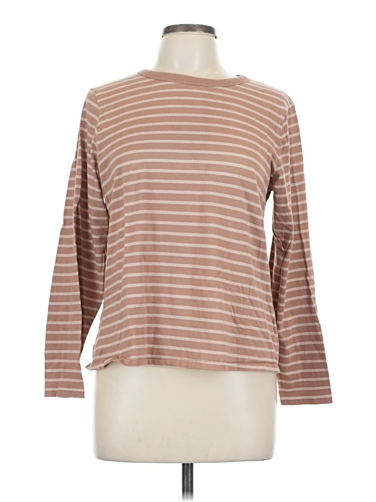 Pre-owned Old Navy 3/4 Sleeve T-shirt In Brown