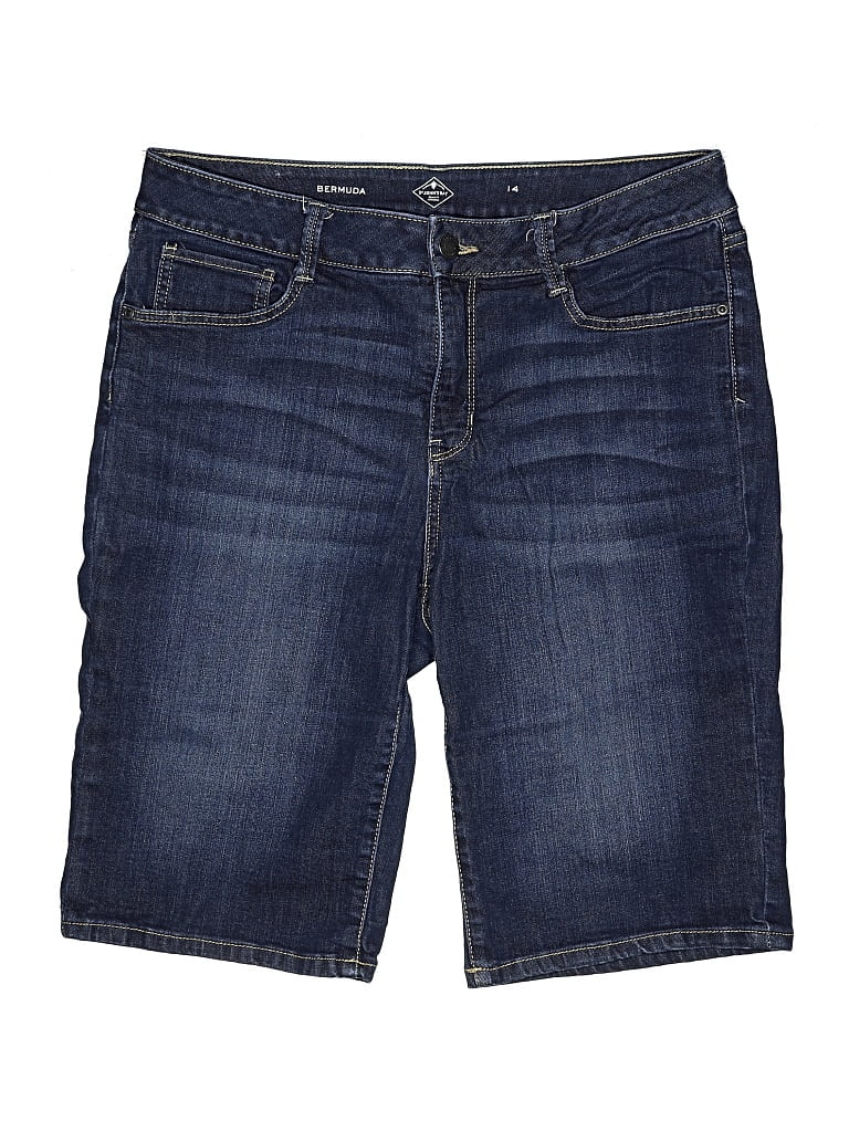 Pre-owned St. John's Bay Denim Shorts In Blue