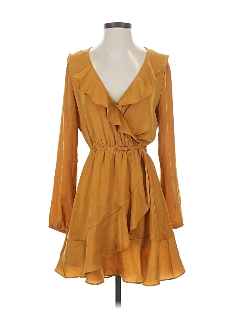 Express Casual Dress In Gold