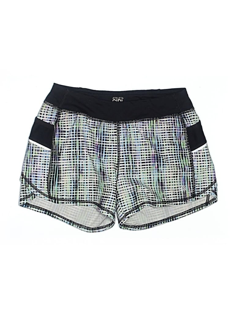 Pre-owned Athleta Girl Kids' Athletic Shorts In White