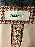 L'Agence Houndstooth Brown Casual Pants Size 26 waist - photo 4