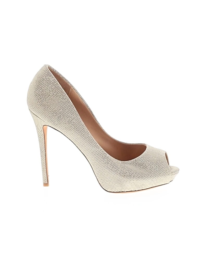 Pre-owned Badgley Mischka Heels In White