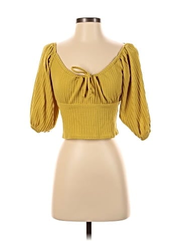 Backyard Roses 3/4 Sleeve Blouse (view 1)