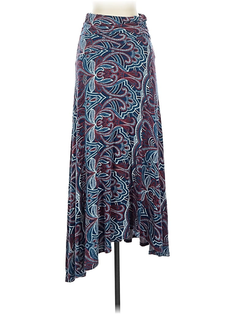 Pre-owned Maeve By Anthropologie Casual Skirt In Blue