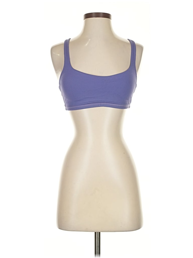 Pre-owned Lululemon Athletica Sports Bra In Purple