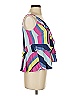 Parker 100% Rayon Blue Sleeveless Blouse Size XS - photo 4