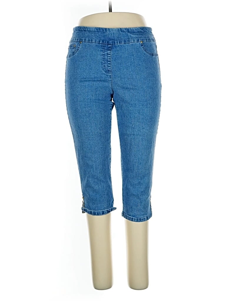 Pre-owned Ruby Rd. Jeggings In Blue