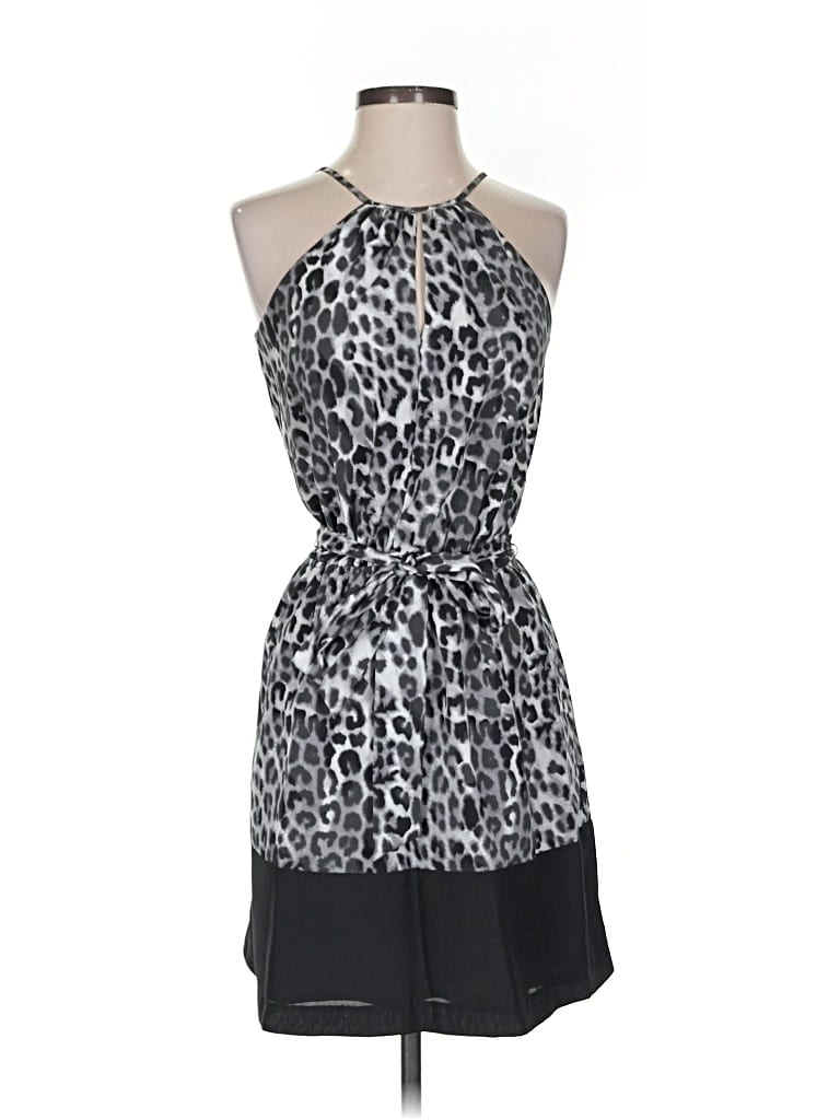 Pre-owned Express Cocktail Dress In Gray