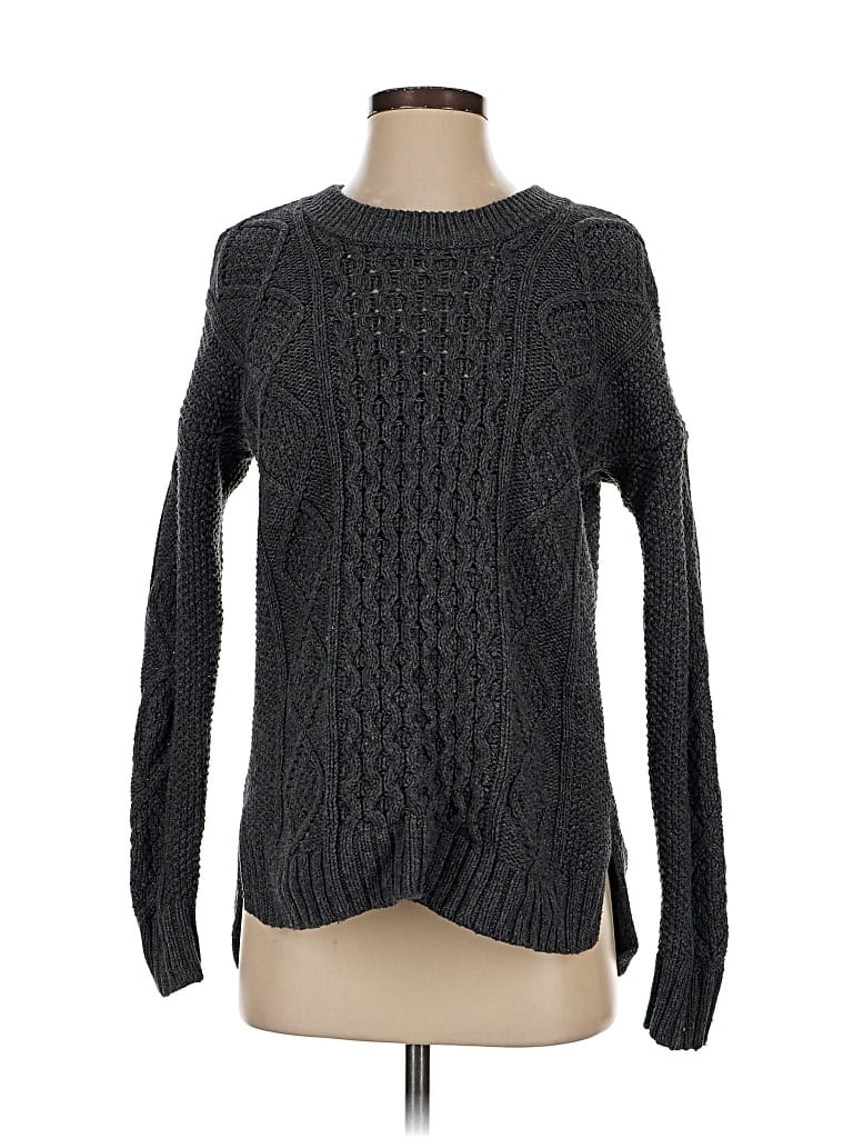 Pre-owned Madewell Pullover Sweater In Gray