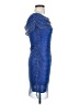 Taylor Blue Cocktail Dress Size 4 - photo 4