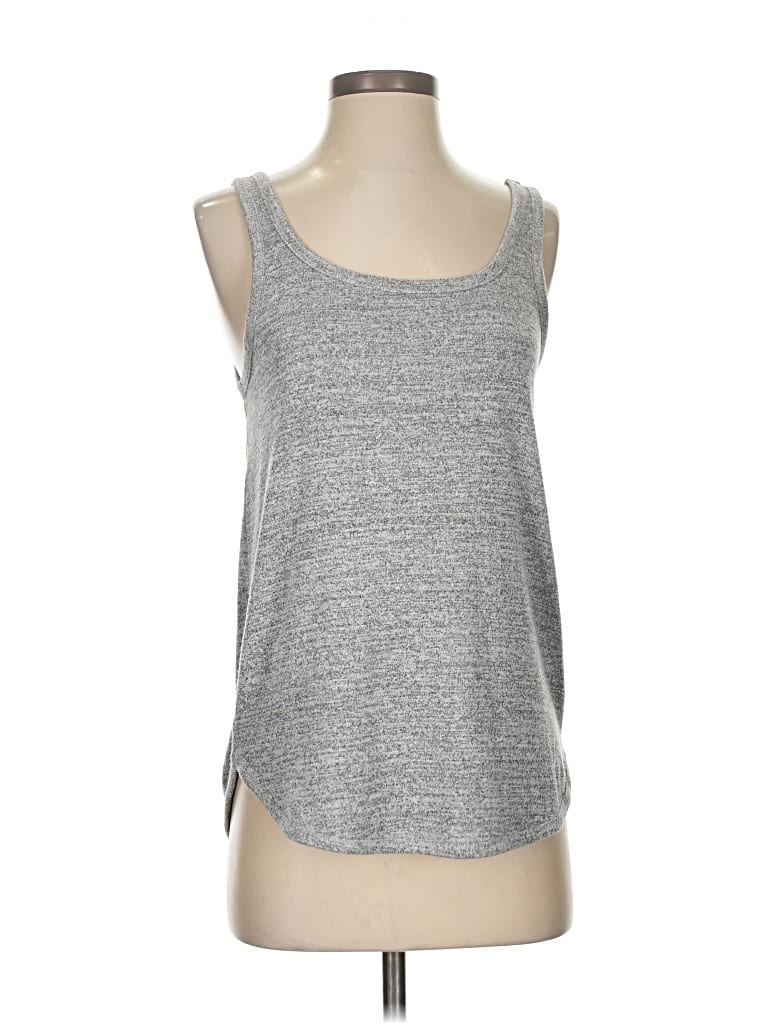 Pre-owned Gap Outlet Tank Top Silver Strapless Neckline Tops