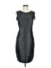 Max Studio 100% Polyester Metallic Gray Cocktail Dress Size M - photo 1