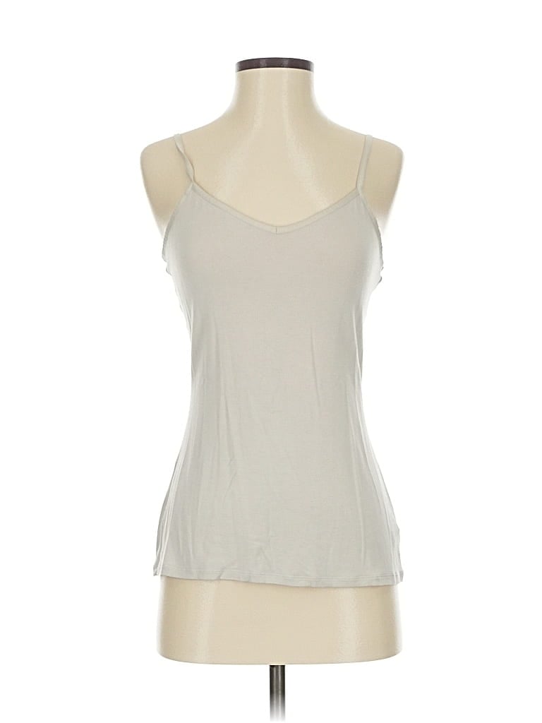 Pre-owned Express Tank Top Silver Strapless Neckline Tops