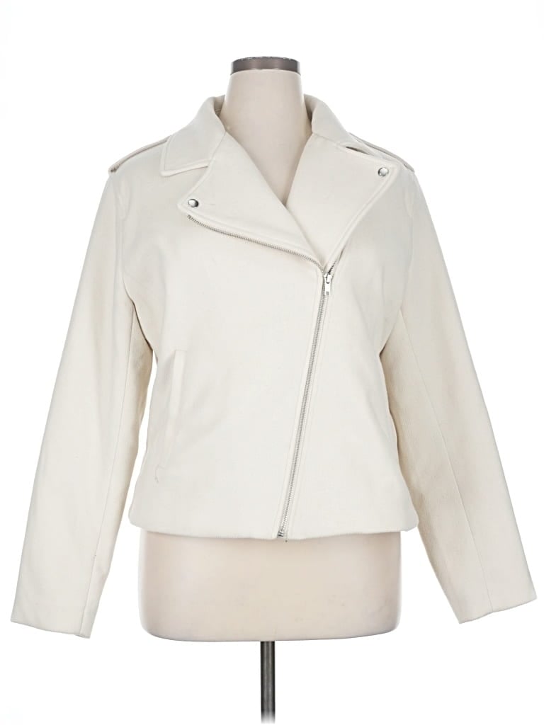 Pre-owned H&m Jacket In White