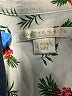 Cooper & Ella 100% Rayon Tropical White Sleeveless Button-Down Shirt Size L - photo 7