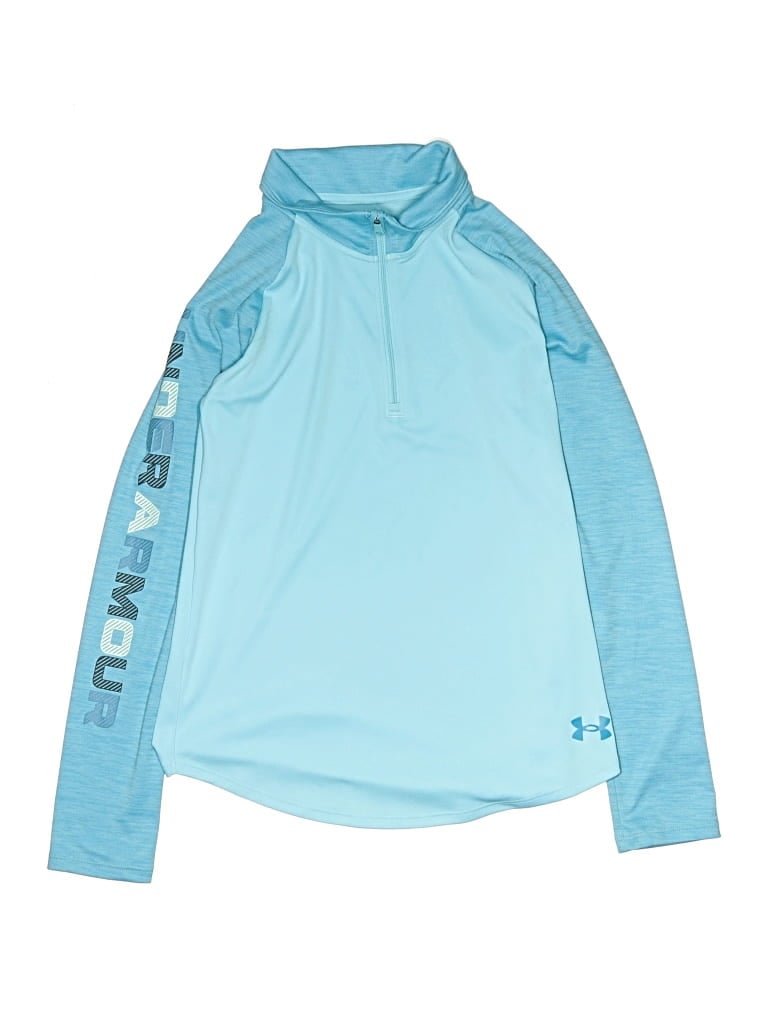 Pre-owned Under Armour Kids' Long Sleeve T-shirt In Blue
