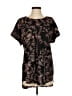 CAbi 100% Polyester Brown Short Sleeve Blouse Size S - photo 1