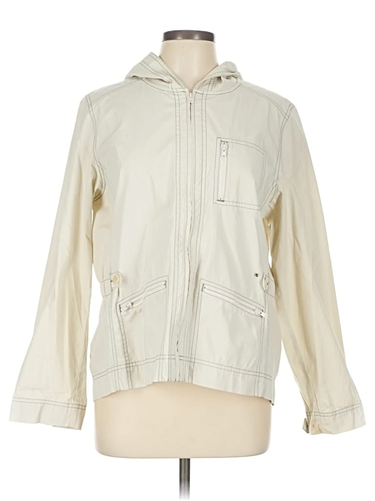 Pre-owned Sigrid Olsen Jacket In White